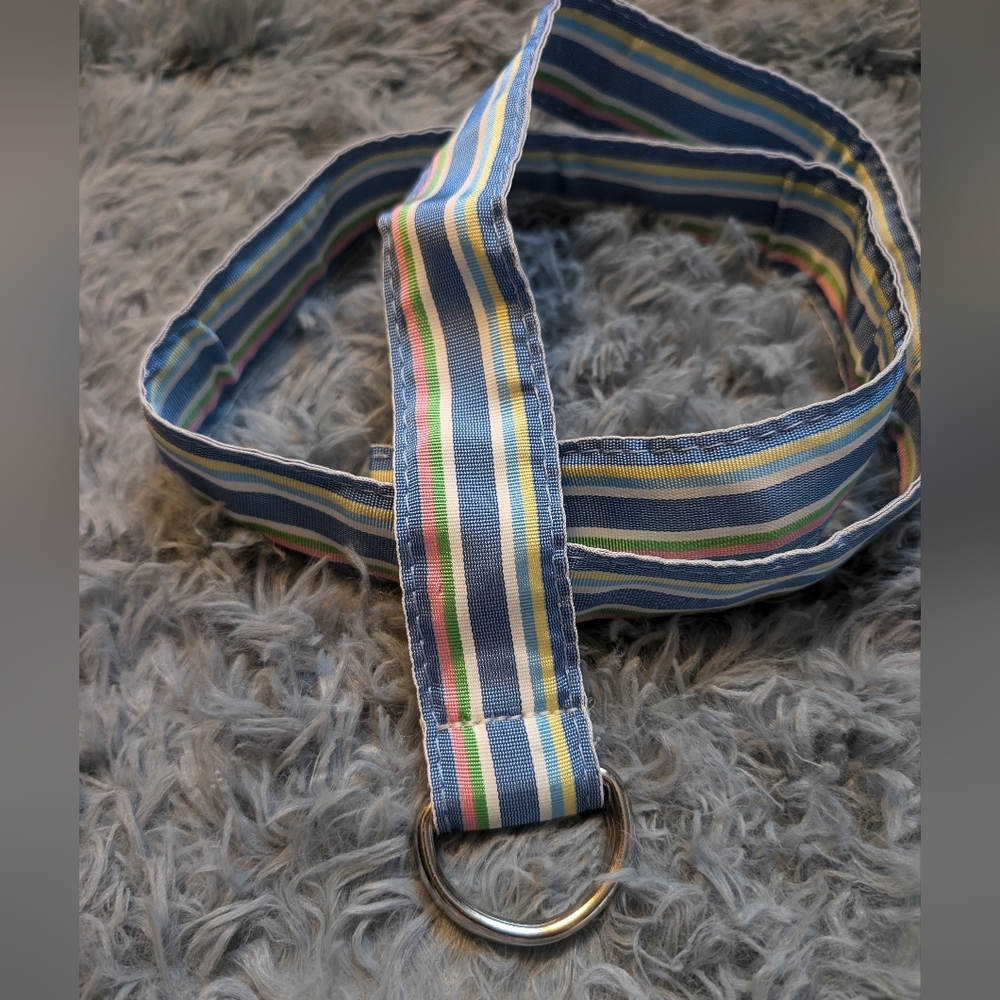 **5/$25** YRI long striped belt sz Large